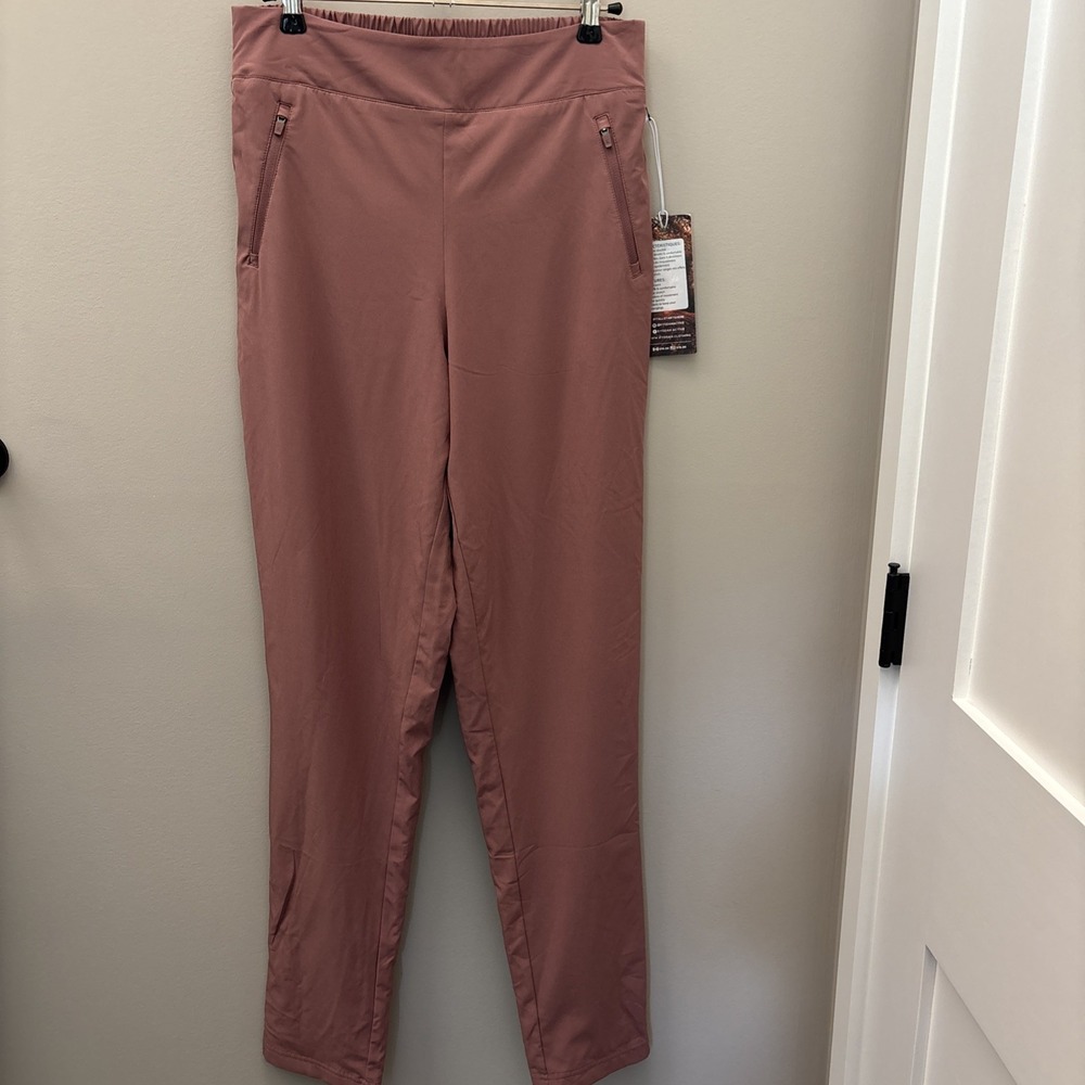 Kyodan Active NWT Lined Outdoor Pant Womens Size Small Petites Mauve